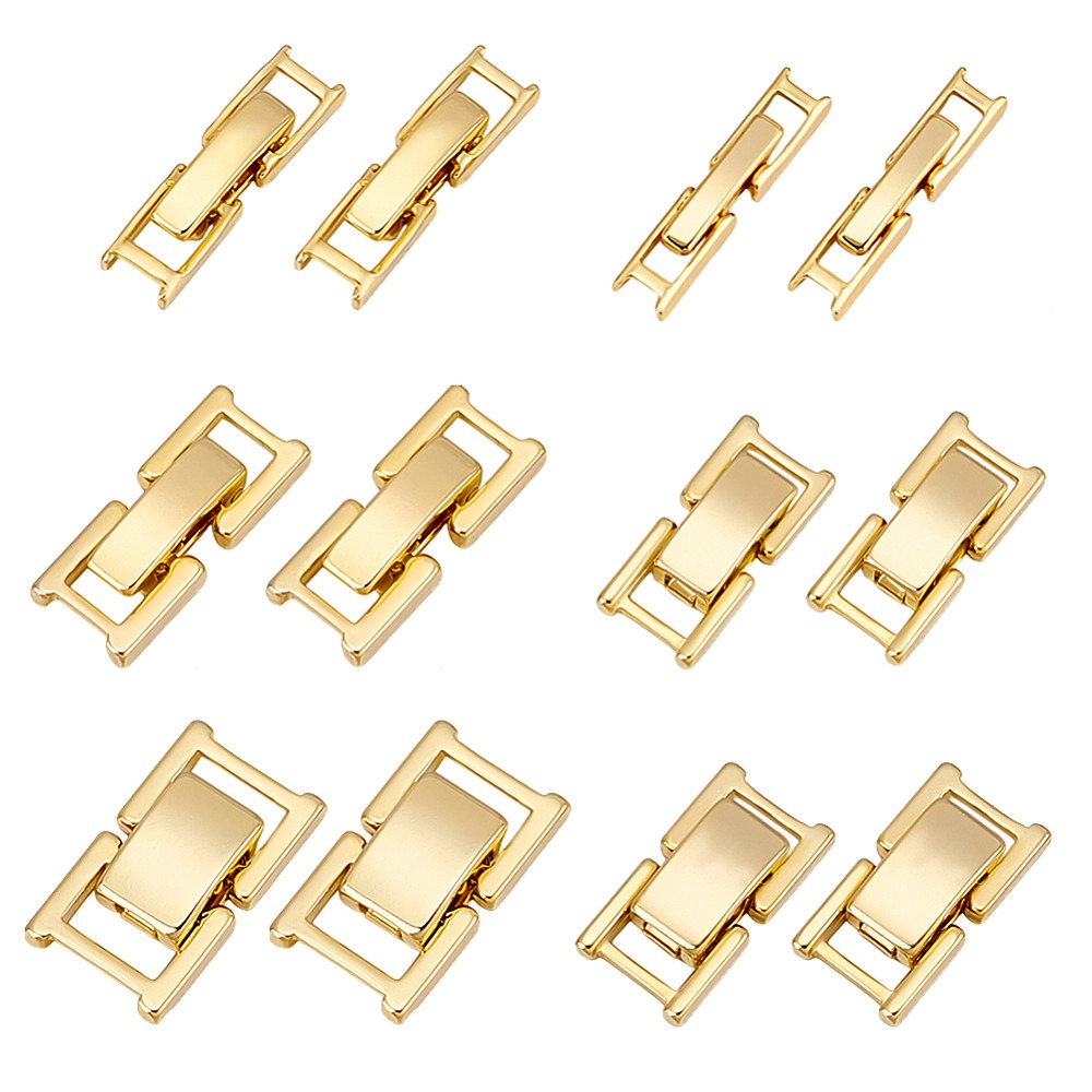 Wrap Ring Gold - 6 стильных латунных застежек для ремешков