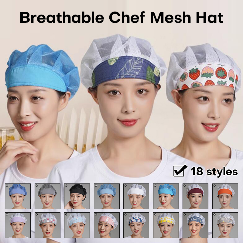 Women Kitchen Accessories - Мужская и женская шляпа шеф-повара, пылезащитная