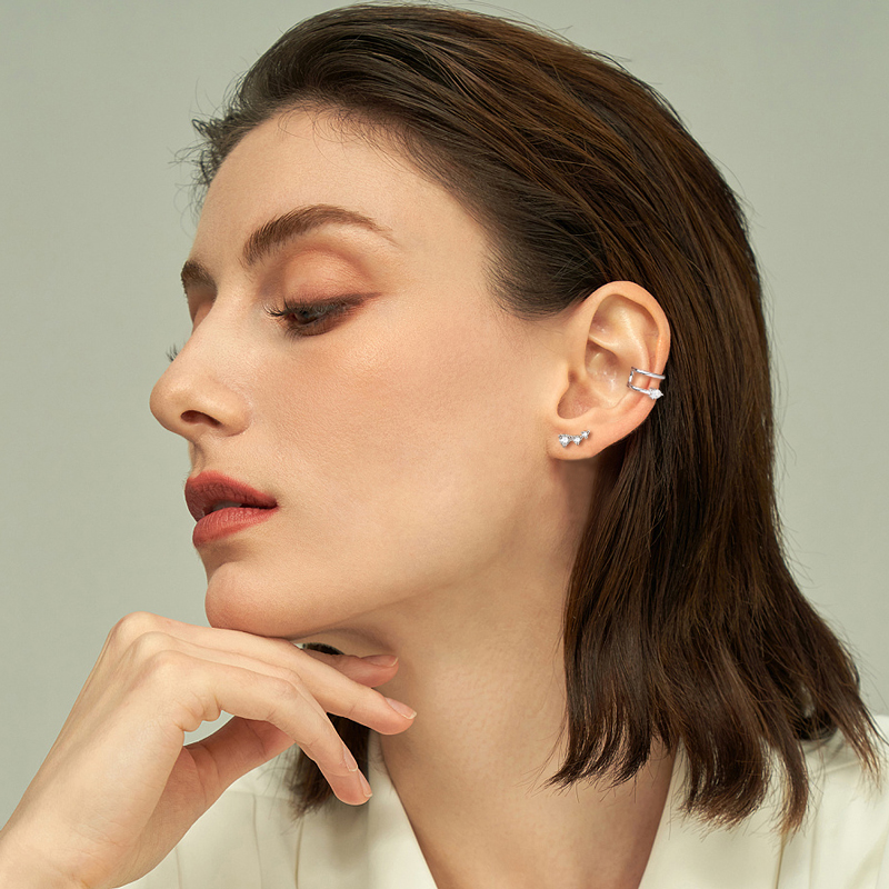 Женские серьги-манжеты IOGOU,  – обзор и цена Women'S Emo Accessories