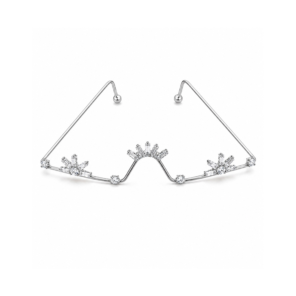 Новые очки без оправы со страз – обзор и цена Women Accessories Photos