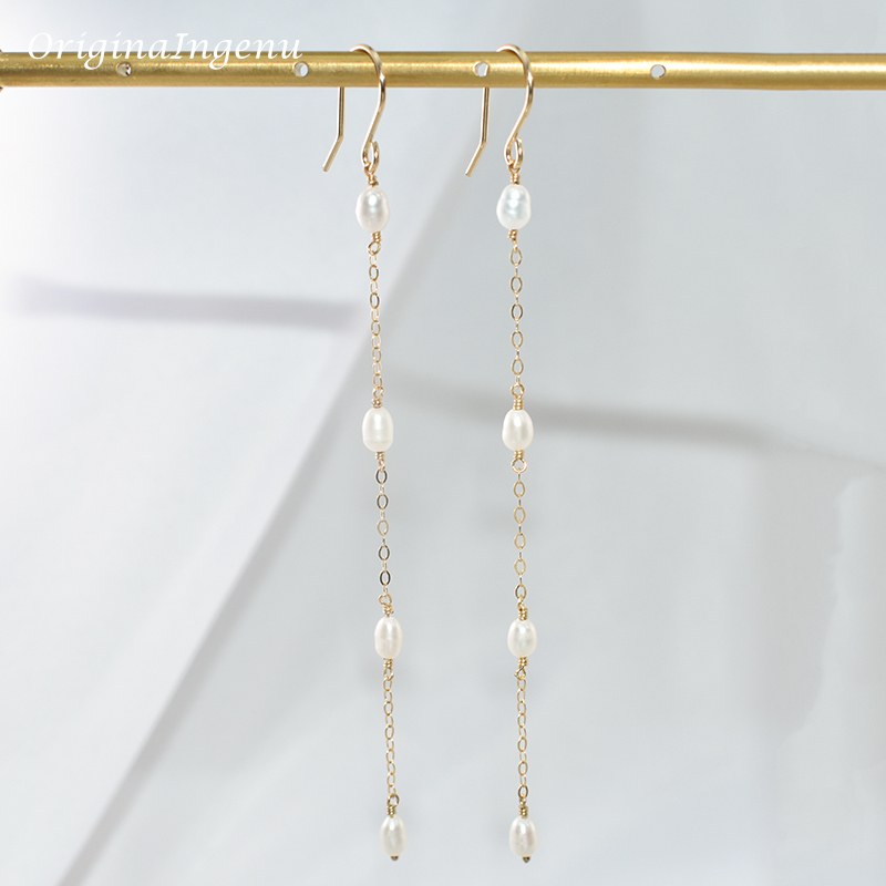 Серьги с натуральным жемчугом  – обзор и цена Tassel Earrings Boho