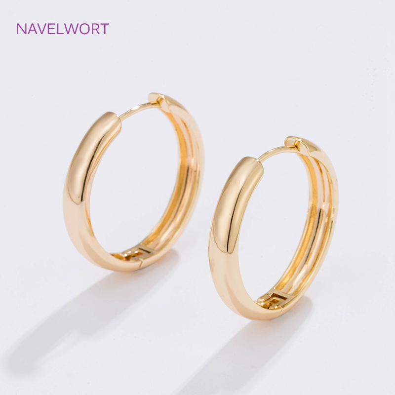 Серьги кольцами 6 размеров, по – обзор и цена Wrap Ring Gold