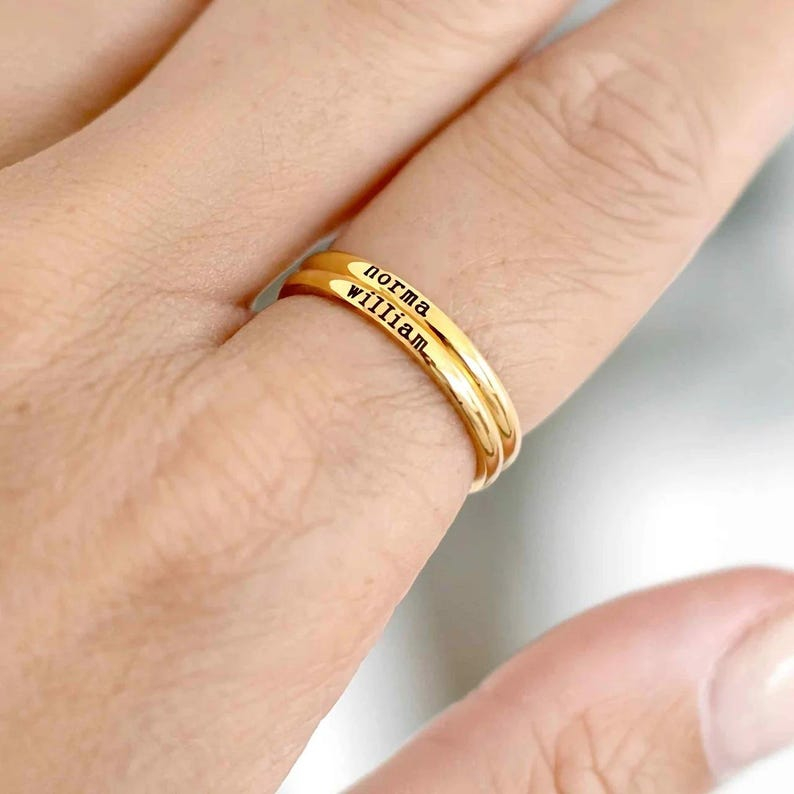 Персонализированные кольца с г – обзор и цена Wrap Ring Gold