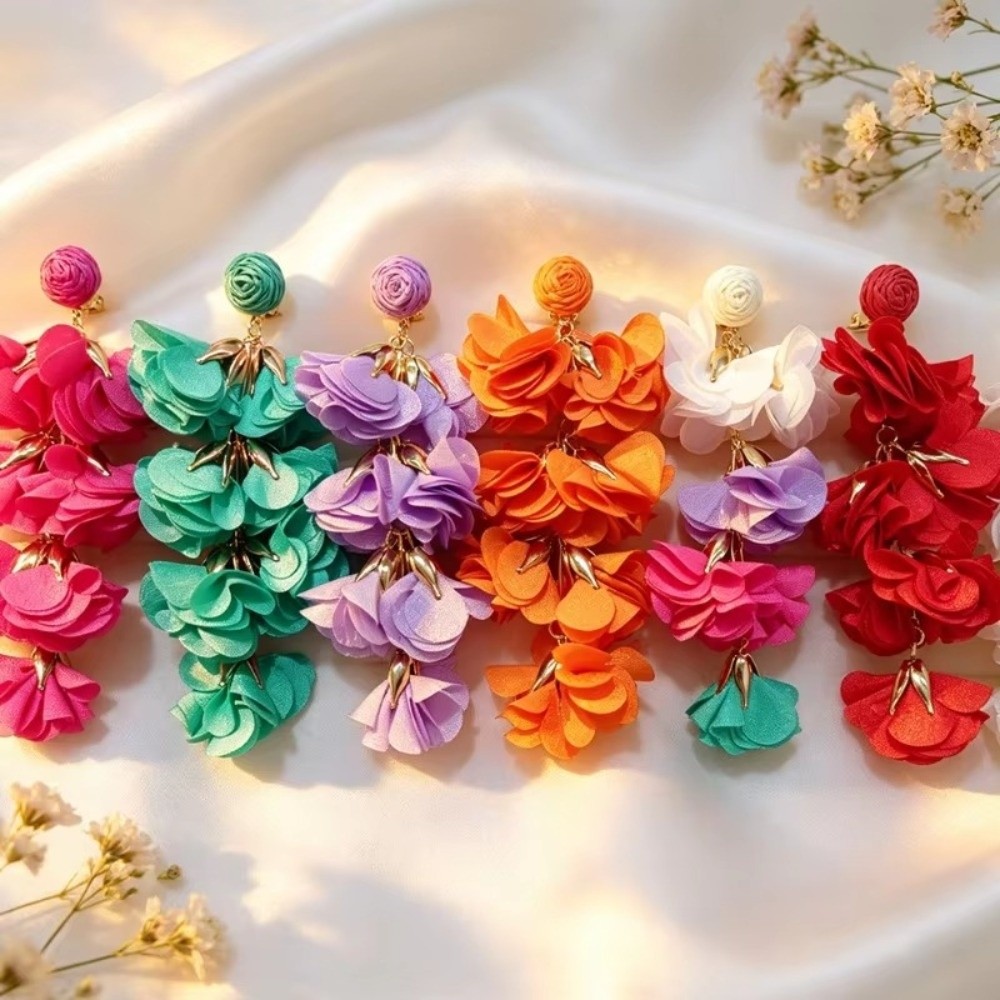 Серьги-клипсы в этническом сти – обзор и цена Tassel Earrings Boho