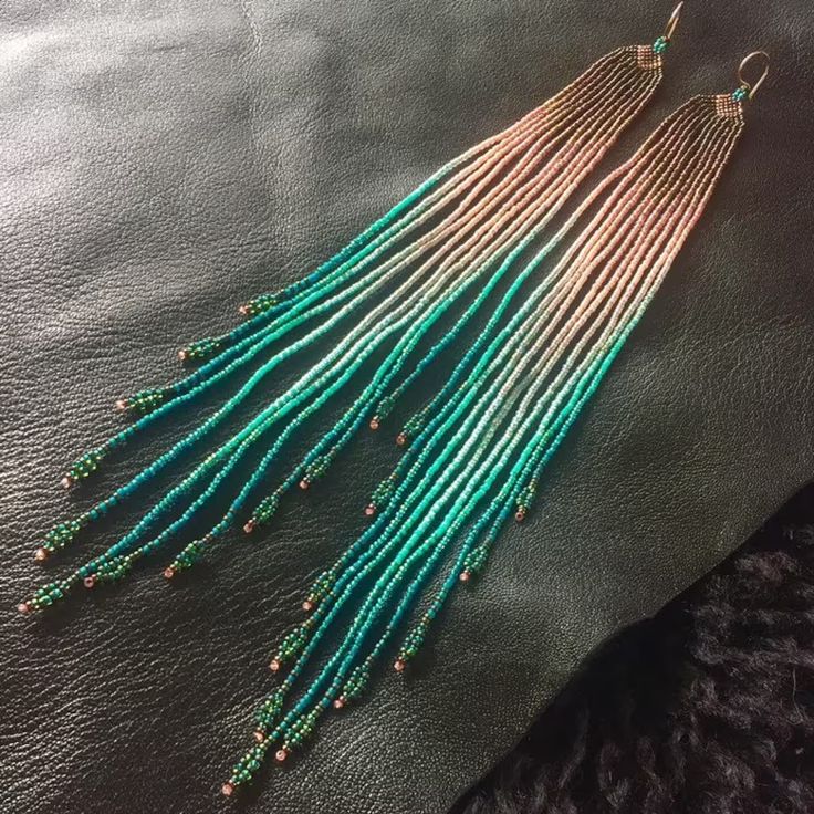 Серьги из рисовых бусин, гради – обзор и цена Tassel Earrings Boho