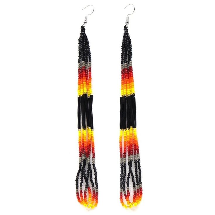 Серьги из рисовых бусин, гради – обзор и цена Tassel Earrings Boho
